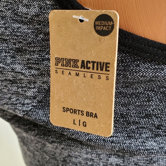 Victoria's Secret Pink Sport Bra Size L (Removable Padding) - Picture 2 of 5